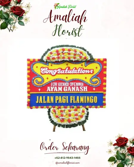Sewa Papan Bunga Muara Siau